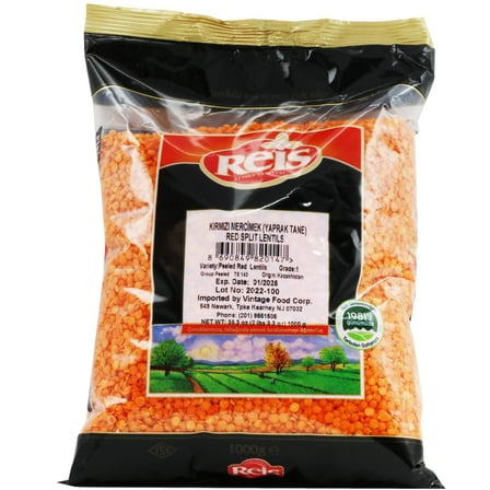 Reis Split Red Lentils 2 LB 3.3 Oz (1 Kg)