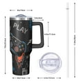 thumbnail image 3 of Video Game Controller Insulated Tumbler with Handle Lid Straw Stainless Steel Travel Mug Coffee Cup Retro Gaming Gift for Men Women Boys Girls, 3 of 5