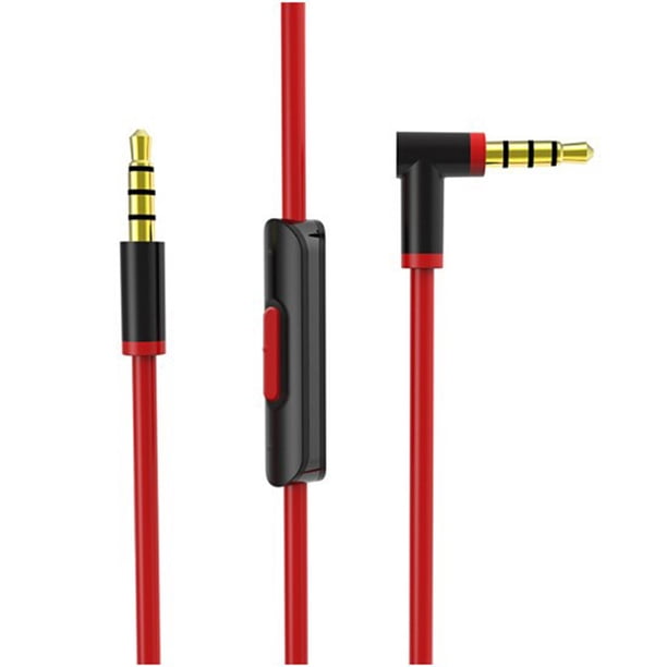 Cable de audio para auriculares de 3,5 mm Cable auxiliar estéreo Cable de control de auriculares Cable auxiliar de ángulo recto Cable Methold DZ7850-01