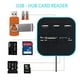 thumbnail image 3 of Methold USB Hub ABS Suministros de teléfono de apariencia pequeña Práctico Lector de tarjetas de múltiple Accesorios de computadora Adaptadores Teléfono y Comunicación azul, 3 of 6