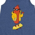 thumbnail image 3 of Instant Message - Hot Dog Skater - Toddler and Youth Girls A-line Dress, 3 of 6