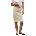 thumbnail image 3 of LMLYSoH Women's Summer Midi Skirt Casual Low Waist Dots Print Slim Fit Skirt Lace Trim Mesh Skirt, 3 of 7