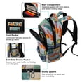 thumbnail image 5 of FORMRS Kids School Backpack Elementary Student Unisex Travel Bookbag with Reflective Stripes, Goldfish Bowl, 5 of 7