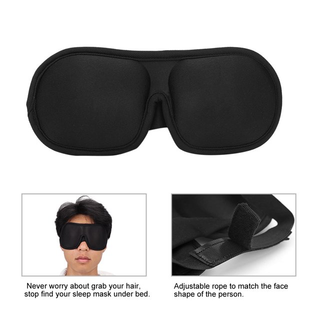 3D Sleeping Eye Shade Cover Rest Sleep Eyepatch Blindfold Shield Travel Sleeping Aid