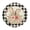 D, variant on E Jumbo Round Placemat For Easter Feast Table Setting Adds Holiday Spirit And Protects Surface 40Cm Polyester