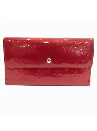 Pre-owned Louis Vuitton Pochette Cle Monogram Red