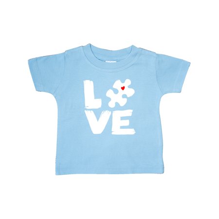

Inktastic Autism Awareness Puzzle of Love Gift Baby Boy or Baby Girl T-Shirt