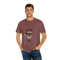 thumbnail image 3 of Black Santa Sleigh Unisex Garment-Dyed T-shirt, 3 of 4