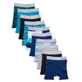 thumbnail image 3 of Hanes Comfort Flex Boys' Boxer Brief Super Value Pack, Prints/Solids, 10-Pack Assorted L, 3 of 4