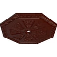 thumbnail image 3 of 29 1/8"OD x 2 1/4"ID x 1 1/8"P Spring Octagonal Ceiling Medallion (Fits Canopies up to 3"), Hand-Painted Brushed Mahogany, 3 of 6