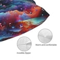 thumbnail image 3 of Rateoe Outer Space Floating Numbers And Letters Pattern Decorative Pillow Case,Throw Pillow Covers,Plush Pillow Cover,Soft Pillow Case,Velvet Pillow Case-20"x30", 3 of 6