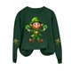 thumbnail image 4 of RKSTN Women's St Patrick's Day Sweatshirt Plus Size Crewneck Irish Gift St Patricks Luckys Shamrocks Graphic Print Hoodless Sweatshirts Top Womens Casual Round Neck Loose Fits Long Sleeve T Shirts, 4 of 5