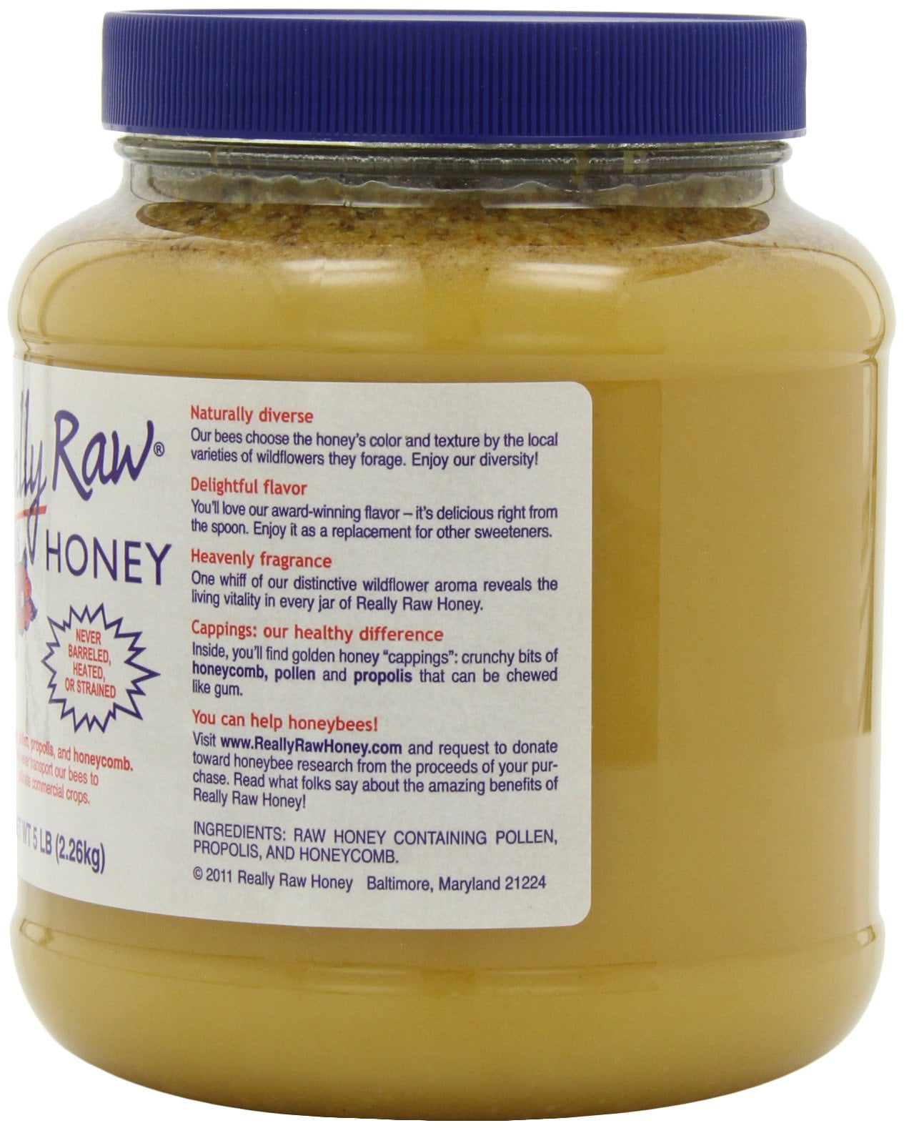 Really Raw Honey, 80 Oz