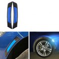 thumbnail image 1 of 2 Pcs Autocollants 3D Super Réfléchissants Bandes en Fibre de Carbone Protection Anti-Rayures pour Moyeu de Roue de Voiture Autocollants de Garniture Réflecteur de Sécurité, 1 of 7