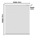 thumbnail image 5 of Blackout Motorized Cellular Shades for Window with Remote White 34 x 72, 5 of 7