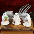 thumbnail image 5 of Deeceymbur Halloween Resin Garden Ghost Set Of Three Outdoor Patio Home Bonsai Decorations Ornaments, 5 of 7