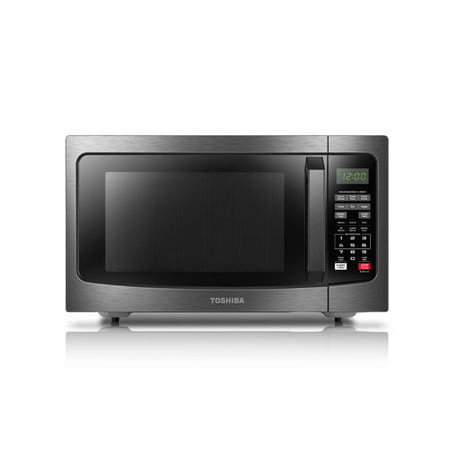 Toshiba EM131A5C-CHBS 1.2 Cu. Ft. Black Stainless Steel Microwave with Smart (Best Mid Size Microwave 2019)