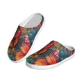 thumbnail image 2 of Wukai Butterflies On Rocky Cliff Print Women's Indoor Bedroom Slipper Slip On Shoes, Unisex House Shoes with Anti-Skid Sole for Men, Gift for Women Men-13, 2 of 7