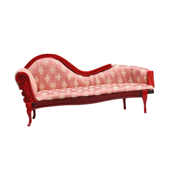 QualitChoice Dollhouse Living Room Sofa Miniature Furniture Decoration Gorgeous Gift For Children S Dollhouse Sofa