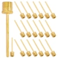thumbnail image 1 of Shisuyan Football Pump Adapter Needle Cylindrical Sports Enthusiasts 20Pcs 1.5X0.2X0.2in, 1 of 8