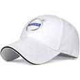 thumbnail image 5 of Westion Logo Embroidered White Color Adjustable Baseball Caps for Men and Women Hat Travel Cap Car Racing Motor Hat, 5 of 5