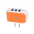 thumbnail image 1 of Adaptador de pared USB Universal Seitruly de 3 puertos para teléfono móvil naranja, 1 of 5