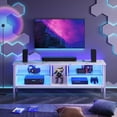 Bestier Gaming TV Stand for TVs up to 70" LED Entertainment Center for