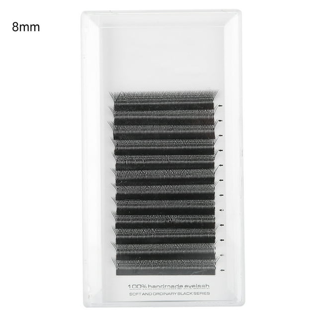 Pestañas postizas en forma de W de 0,07 mm Extensión de pestañas Injerto de pestañas postizas (curva C) (8 mm)