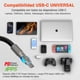 thumbnail image 5 of Cable Datos HYPERGEAR USB-C a USB-C 100W giratorio 180 grados Negro Universal, 5 of 6