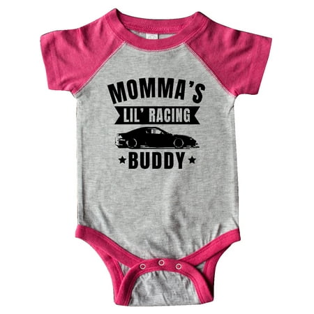 

Inktastic Mommas Lil Racing Buddy Gift Baby Boy or Baby Girl Bodysuit
