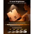 thumbnail image 3 of Luz de lectura Glocusent de 20 LED recargable con clip, 3 of 7