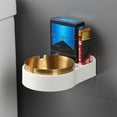thumbnail image 6 of Mrmaere Stainless Steel Ashtray Bathroom Ashtray Wall Mounted Fixed Ashtray Suitable for Father's Day Buddys Gold, 6 of 6