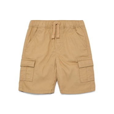 Wonder Nation Baby and Toddler Boys Cotton Cargo Shorts, Sizes 12M-5T
