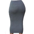 thumbnail image 3 of ZAXARRA Women Bodycon High Waist Stretch Pencil Dress Plus Size, 3 of 3