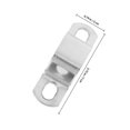 thumbnail image 2 of ADDHAT 10Ud Abrazaderas De Sujeción Cuadradas De Inoxidable Para Fijación Con Soporte Resistente, 2 of 8