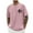 Pink, variant on Hvot&aat Men's Indian Eagle Chief Vintage T-Shirt Summer Crew Neck Short Sleeve Tops Loose Fit Blouses