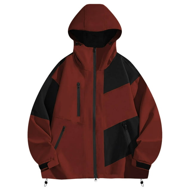 Pisexur Windbreaker Jacket Men's Spring And Charge Coat Thin Outdoor Mountaineering And Riding Windproof Work Coat Hiking Jacket Men Rain Coat Mens Jacket