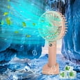 thumbnail image 2 of VALSEEL Portable Fan Handheld Fan USB Rechargeable Small Fan Portable Home Mini Fan, 2 of 9