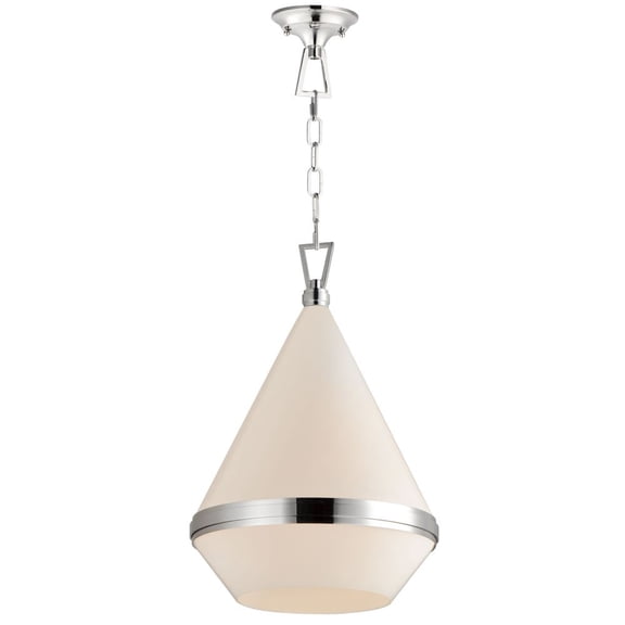Maxim Giza 15.5" Pendant - Polished Nickel - 10376WTPN
