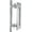 Silver, variant on Miseno Mbdh0385 11-3/4" Tall Sliding Barn Door Pull Set - Black