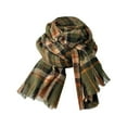 thumbnail image 2 of Women Scarf, Duoif Women's Outdoor Fashion Casual Versatile Atmosphere Warm Winter Scarf Scarf Shawl Army Green, 2 of 3