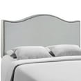 thumbnail image 2 of Modway Curl Queen Nailhead Upholstered Headboard in Sky Gray, 2 of 7