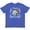 Retro Heather Royal, variant on Inktastic Happy Hanukkah Dreidel and Laurels Youth T-Shirt