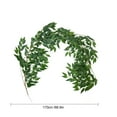 thumbnail image 3 of Norfolk Garland, Artificial Christmas Garland, 5.6FT Holiday Decoration, Home Fireplace Wall Decor, Realistic Greenery for Festive Celebrations, 3 of 6