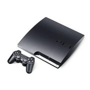 Restored Sony PlayStation PS3 Slim 160GB Console, Black