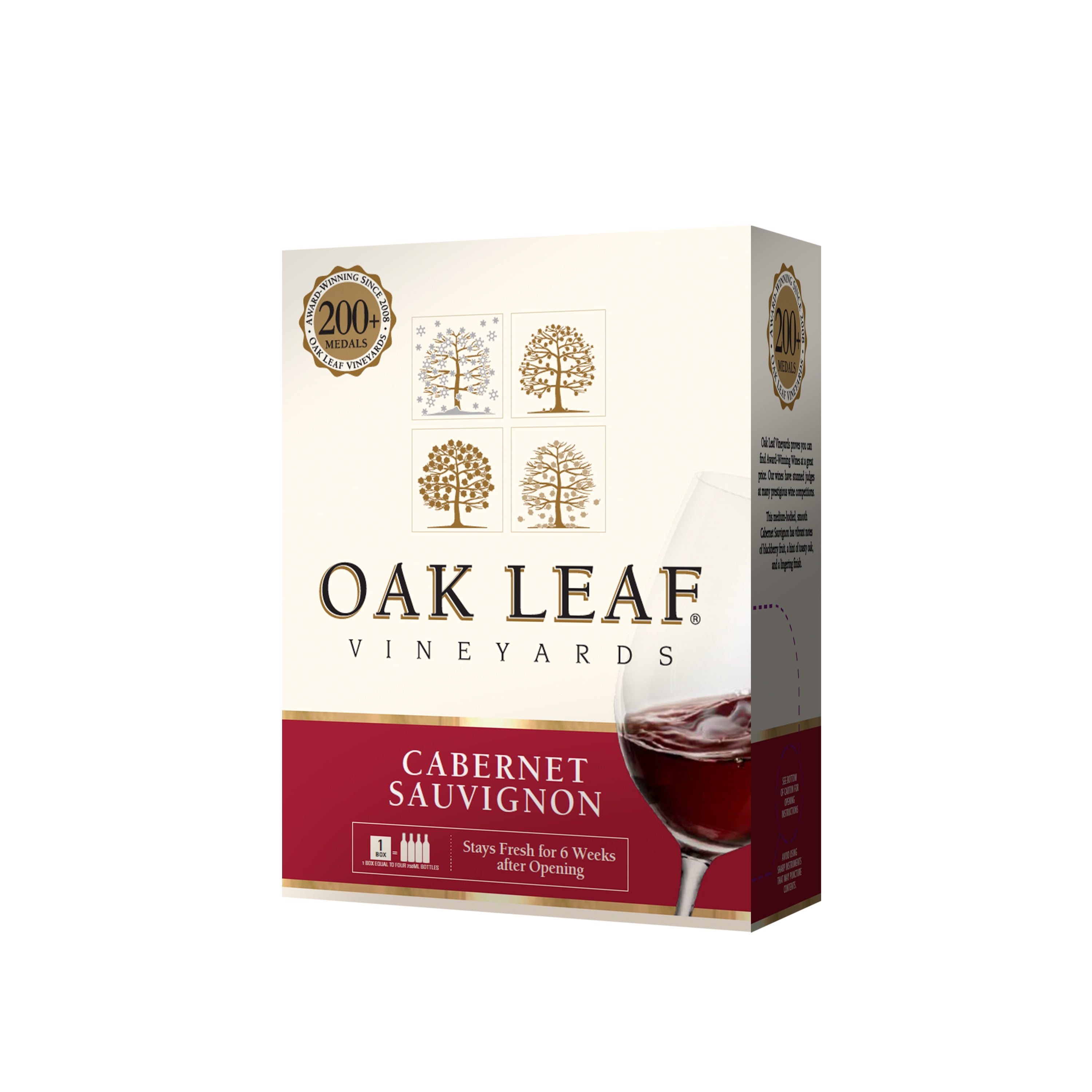 Oak Leaf® Vineyards Sauvignon Red Wine 3L, American