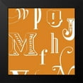 thumbnail image 2 of Vision Studio 20x20 Black Modern Framed Museum Art Print Titled - Fun With Letters II, 2 of 5