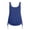 Blue#tank tops for women#10, variant on Women Plus Size Henley Tank Top Side Drawstring Sleeveless Shirts U Neck Loose Fit Casual Summer Tanks 2026 Hot Pink XXXL