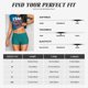 thumbnail image 5 of Fotbe Teal Shorts Sin Costuras – Shorts Deportivos de Cintura Alta para Mujer, Elásticos para Gimnasio, Yoga, Running o Ciclismo-Medium, 5 of 8
