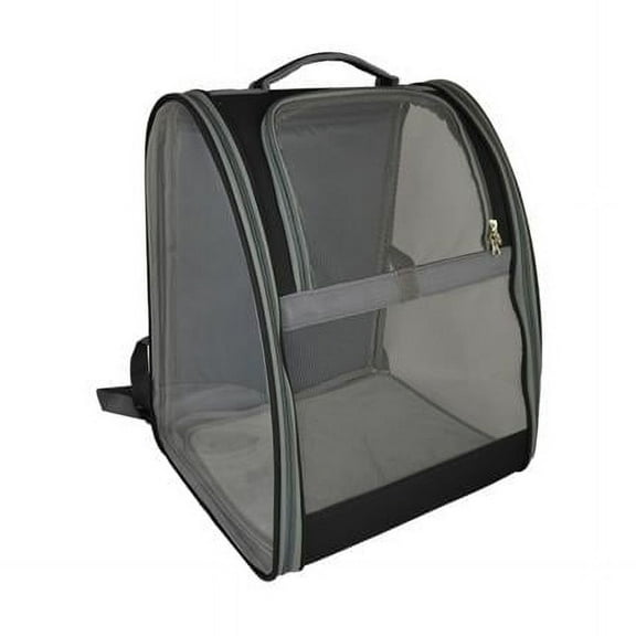 Three Star Import & Export DB10-BLK 17 x 14 x 11 in. Mesh & Fabric Pet Backpack